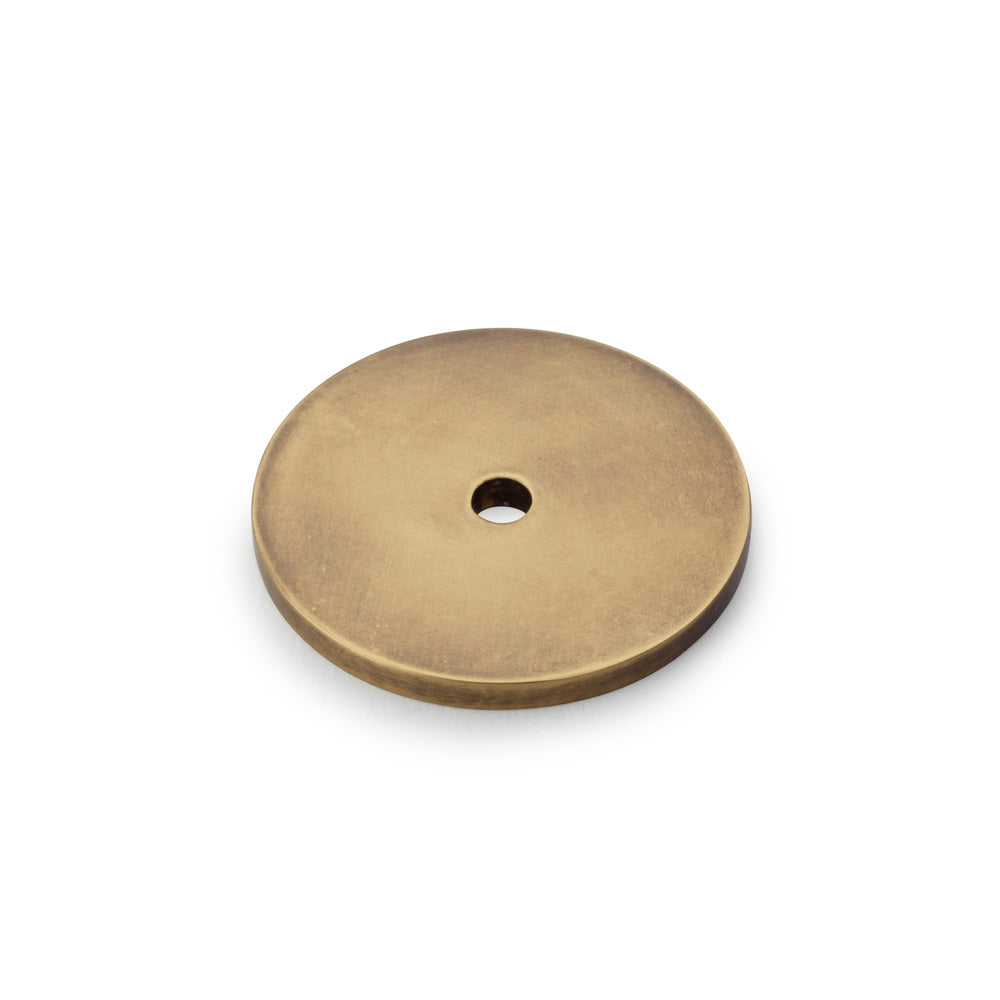 Circular Backplate - Antique Bronze - Diameter 35mm