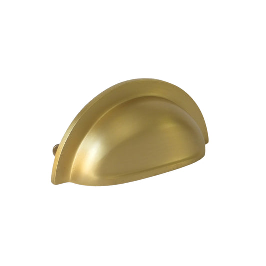 Bardom Satin Brass Kitchen Cabinet Cup Handles