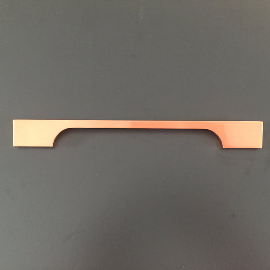 Bioko Brushed Copper Bar Handle - 192mm Centres