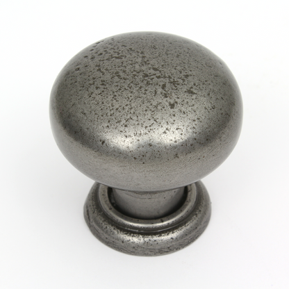 Bordeaux Pewter Finish Cabinet Knob - 35mm