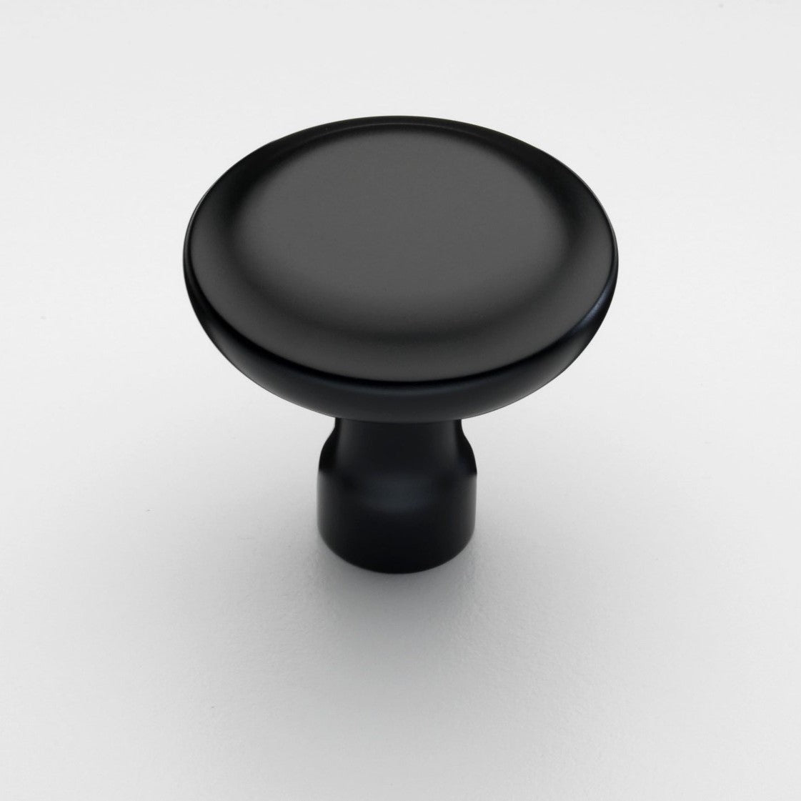 Bowland Matt Black cabinet knob