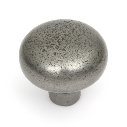 Brecon Pewter Finish Cabinet Knob - 35mm