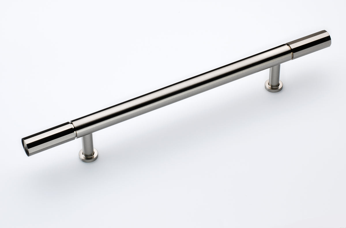 Broadway Brushed Satin Nickel Cabinet Bar Handle - 160mm