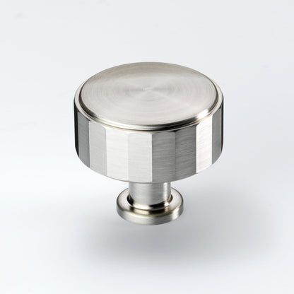 Broadway Brushed Satin Nickel Cabinet Knob - 35mm