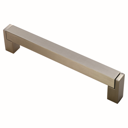 Square Satin Nickel Bar Handle - 448mm Centres