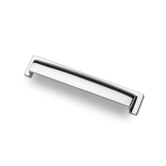 Buckingham Solid Brass Cup Handles In Polished Chrome Finish