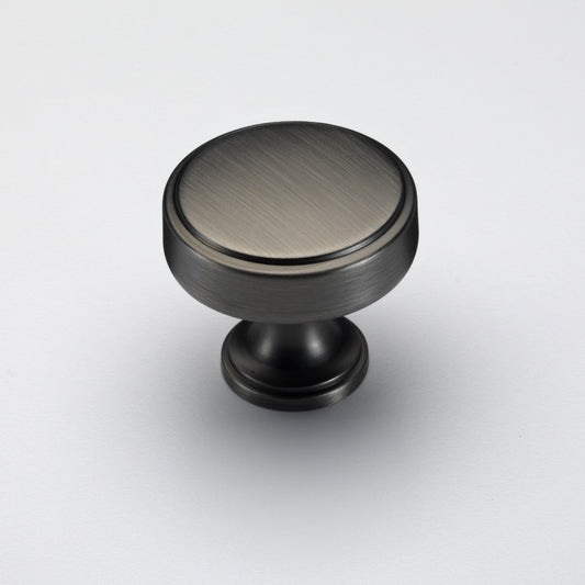 Calgary Cabinet Knob in Brushed Iron - 40mm
