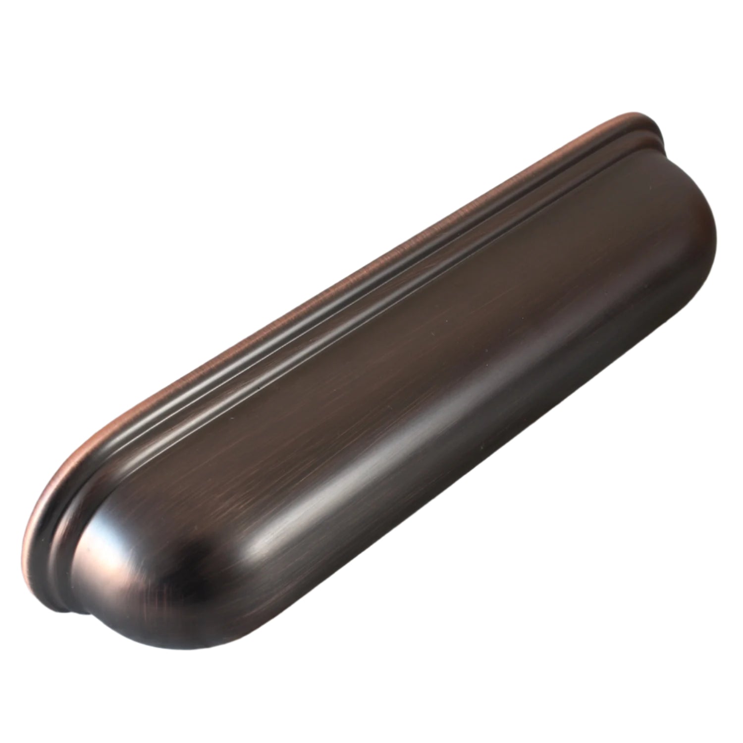 Calgary American Copper Cabinet Cup Handle - 128mm Centres