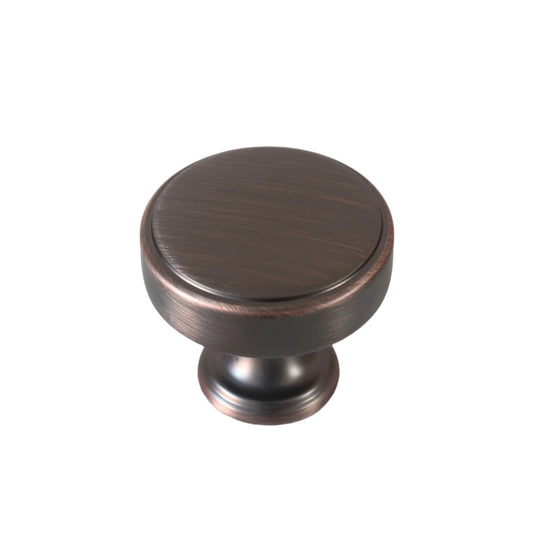 Calgary American Copper Cabinet Knob - 35mm