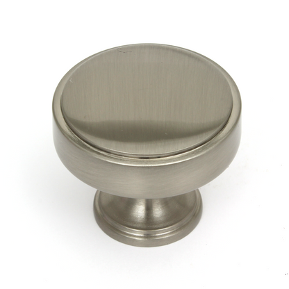 Calgary Brushed Satin Nickel Cabinet Knob - 35mm