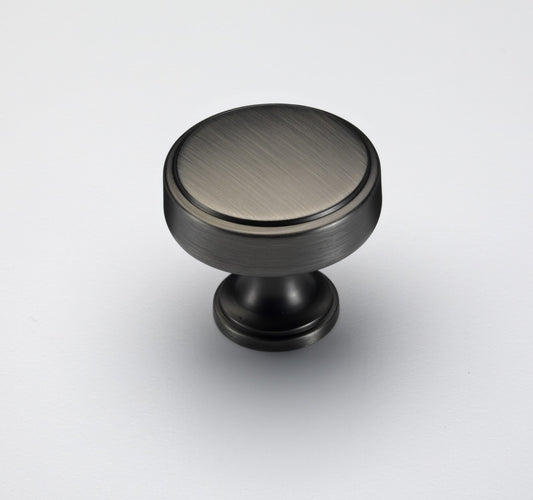 Calgary Cabinet Knob in Brushed Iron - 40mm
