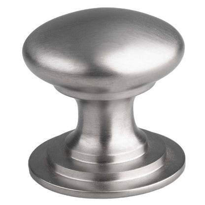 Victorian satin nickel cabinet knobs