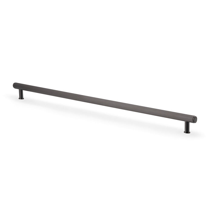 Crispin 448mm Dark Bronze PVD Reeded Cabinet T Bar Handle