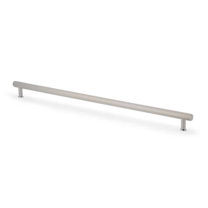 Crispin 448mm Polished Nickel Reeded Cabinet T Bar Handle