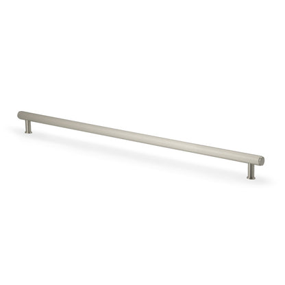 Crispin 448mm Satin Nickel Reeded Cabinet T Bar Handle