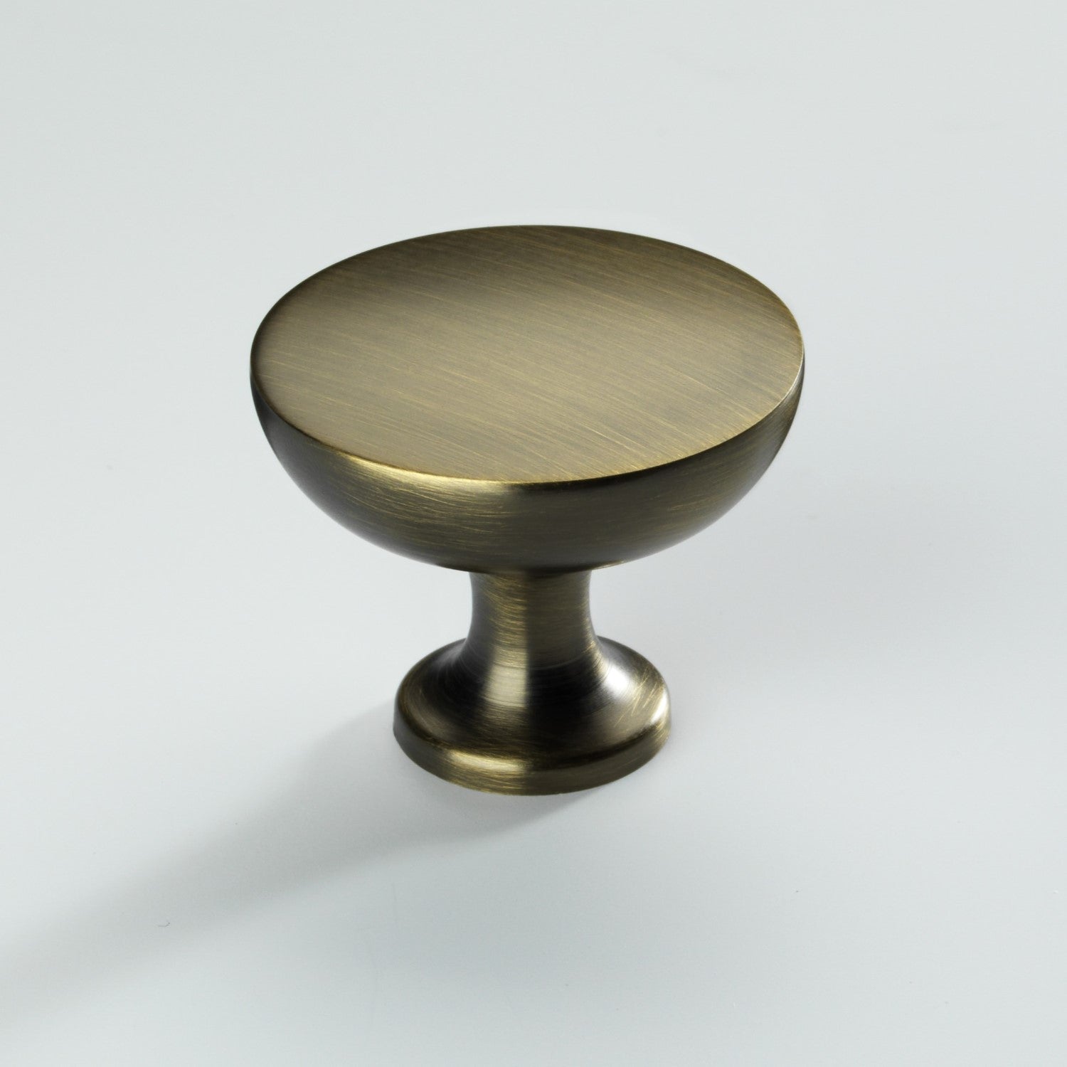 Crofts & Assinder Dorchester Antique Brass Cabinet Knobs With 38mm Diameter