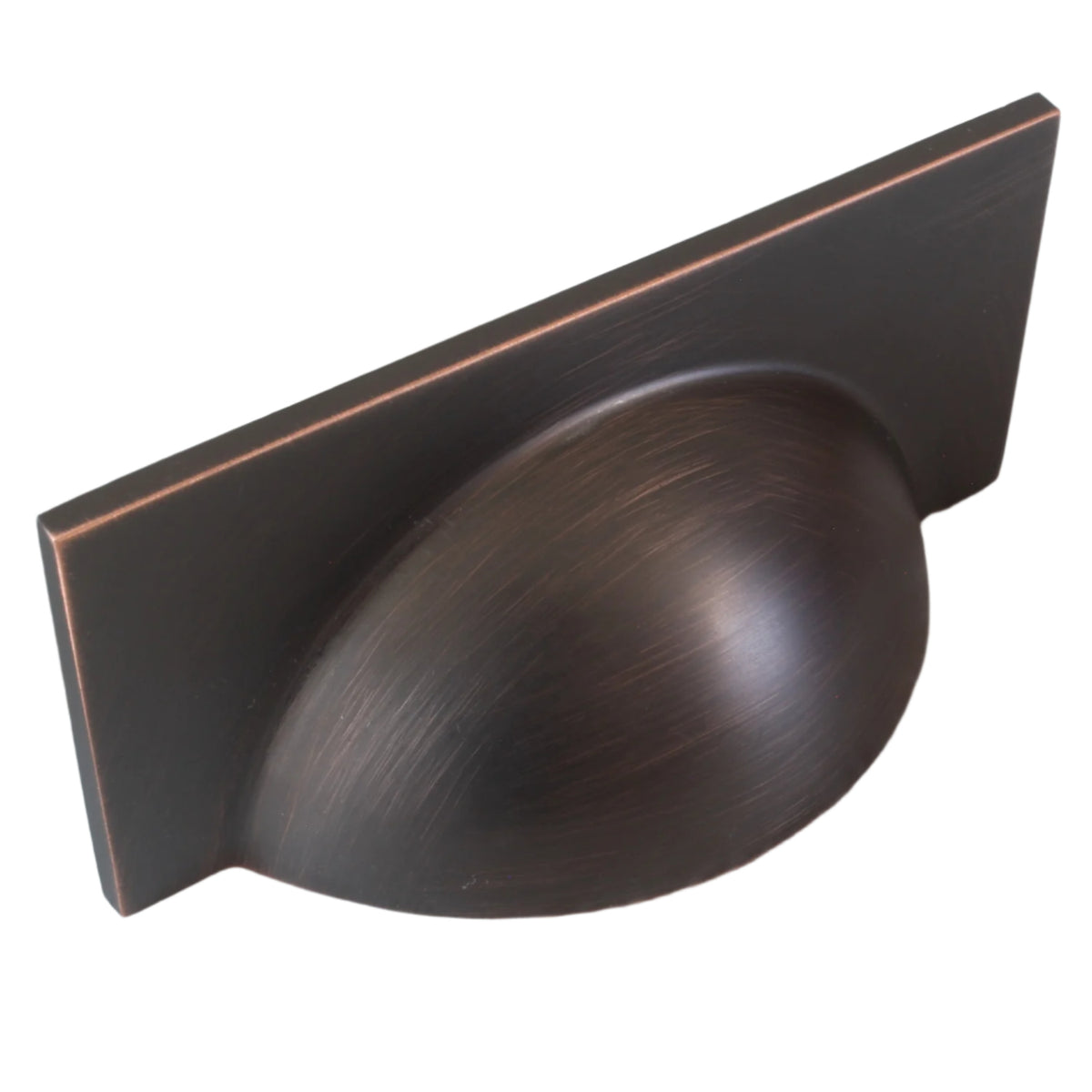 Crofts & Assinder Monmouth American Copper Square Cabinet Cup Handles With 64mm Hole Centres