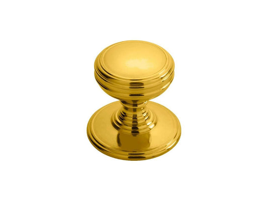 Delamain Polished Brass Cabinet Knob - 38mm