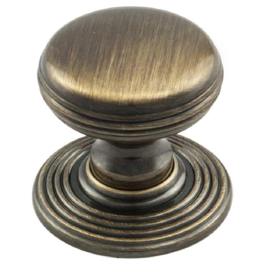 Delamain Florentine Bronze ringed cabinet knob - 28mm