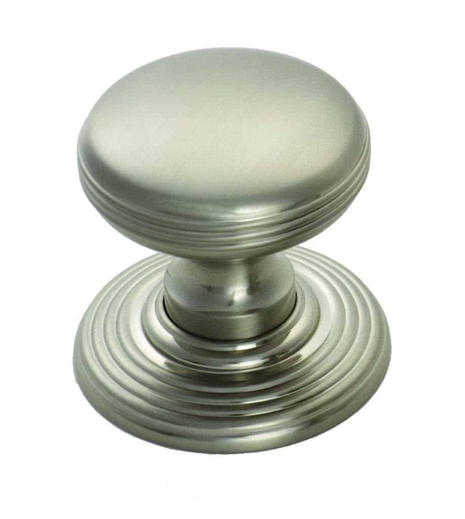Delamain Satin Nickel ringed cabinet knob - 35mm