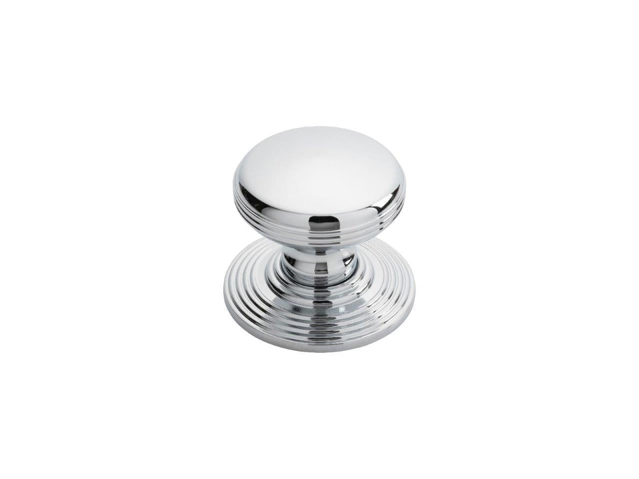 Delamain Polished Chrome Ringed Knob - 35mm