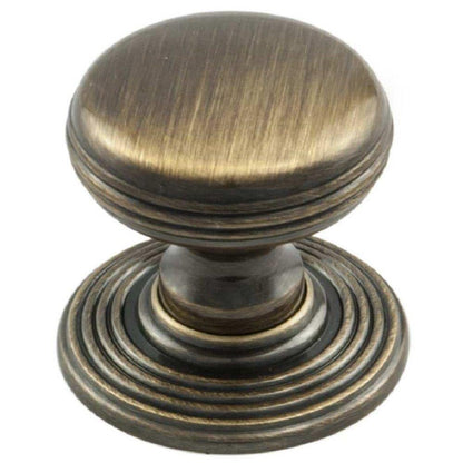 Delamain Florentine Bronze ringed cabinet knob - 35mm