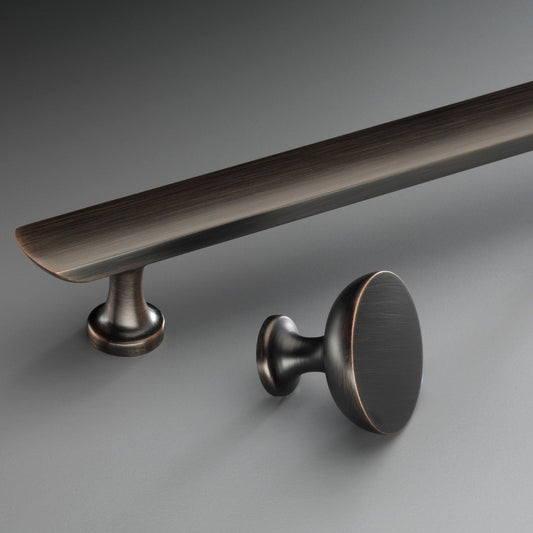 Dorchester American Copper Cabinet Bar Handle - 160mm Centres