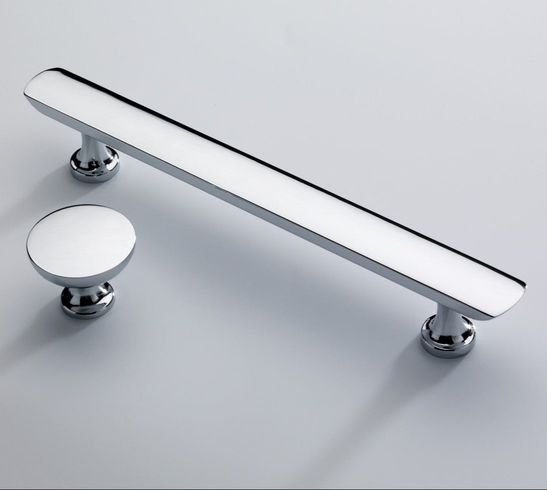 Dorchester Polished Chrome Cabinet Bar Handle - 160mm Centres