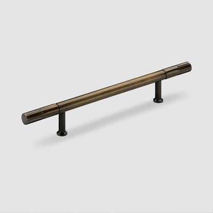 Crofts & Assinder Fenchurch cabinet bar handle in American Bronze, 160mm centres