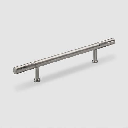 Crofts & Assinder Fenchurch cabinet bar handle in Brushed Satin Nickel, 160mm centres