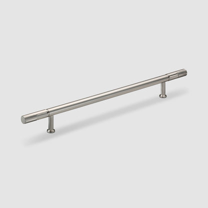 Crofts & Assinder Fenchurch cabinet bar handle in Brushed Satin Nickel, 256mm centres