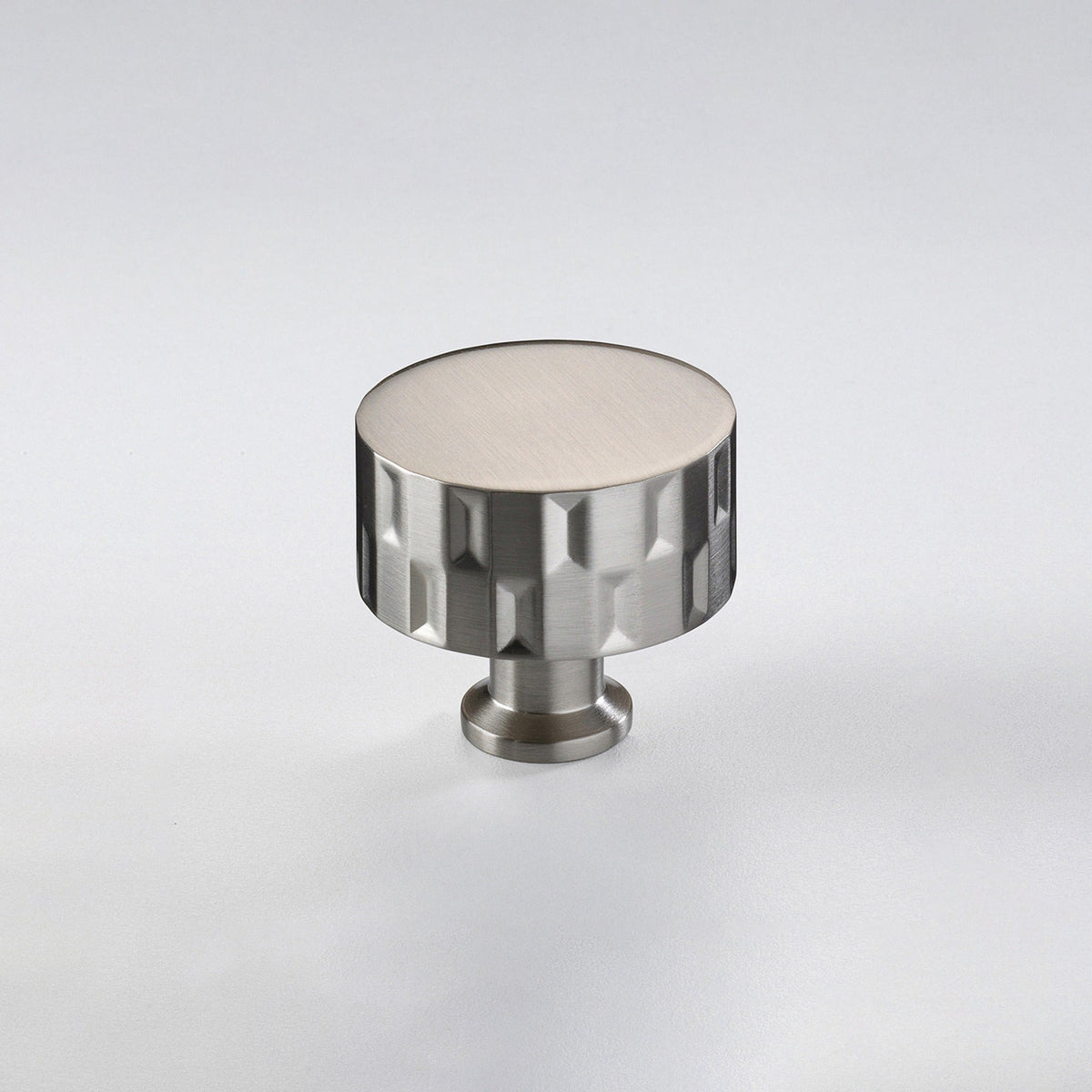 Crofts & Assinder Fenchurch cabinet knob in Brushed Satin Nickel