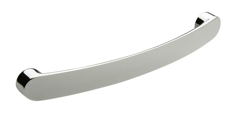 Fingertip Design Polished Chrome Cabinet Bow Handles With 128mm Hole Centres