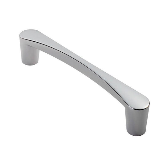 Venturi Polished Chrome D Handle - 128mm Centres
