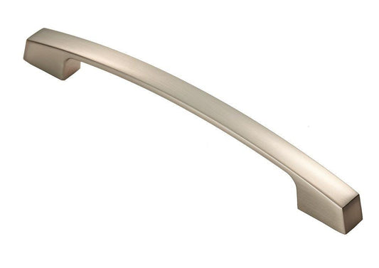 Satin Nickel Bow Cabinet Handle - 160mm Centres