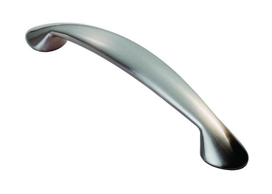 Platypus Satin Nickel Bow Cabinet Handle - 128mm Centres