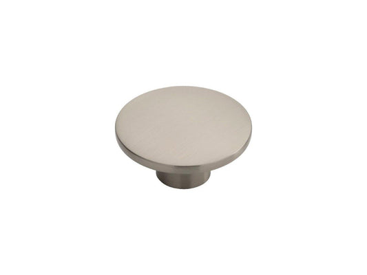Meridian Satin Nickel Cabinet Knob - 49mm