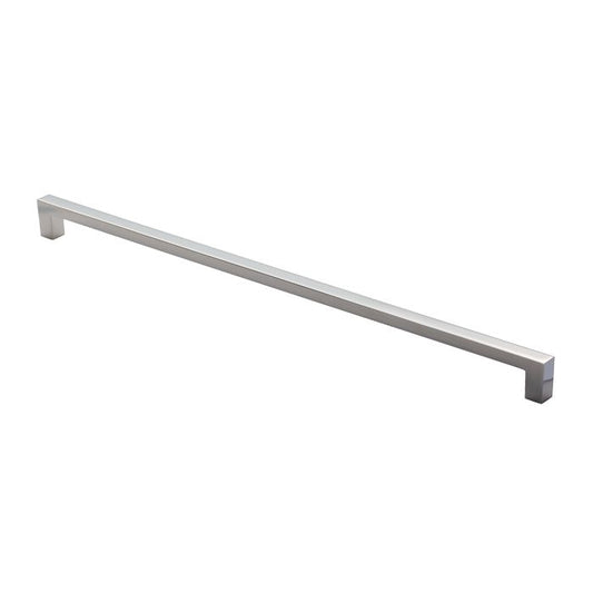 Polished Chrome Square Cabinet Bar Handle - 160mm Centres