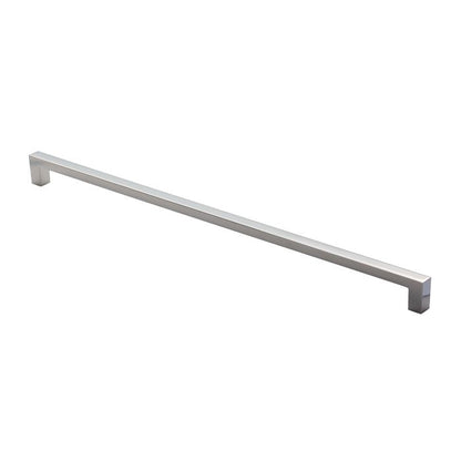 Polished Chrome Square Cabinet Bar Handle - 320mm Centres