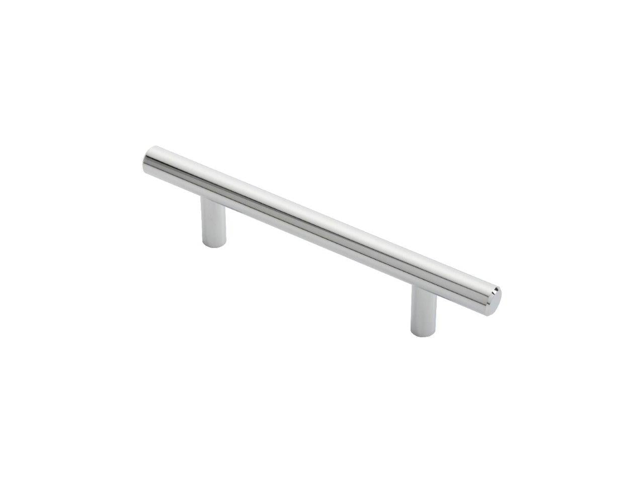 Polished Chrome T-Bar Cabinet Handle - 96mm Centres