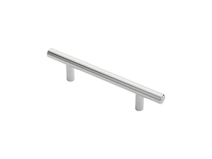 Polished Chrome T-Bar Cabinet Handle - 96mm Centres
