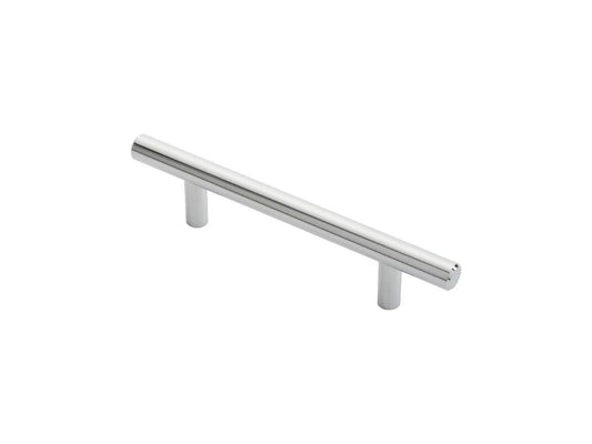 Polished Chrome T-Bar Cabinet Handle - 96mm Centres