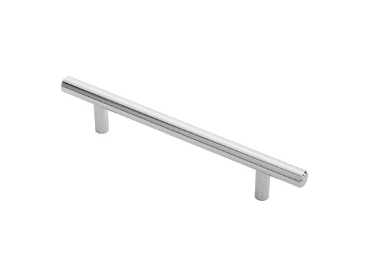 Polished Chrome T-Bar Cabinet Handle - 128mm Centres