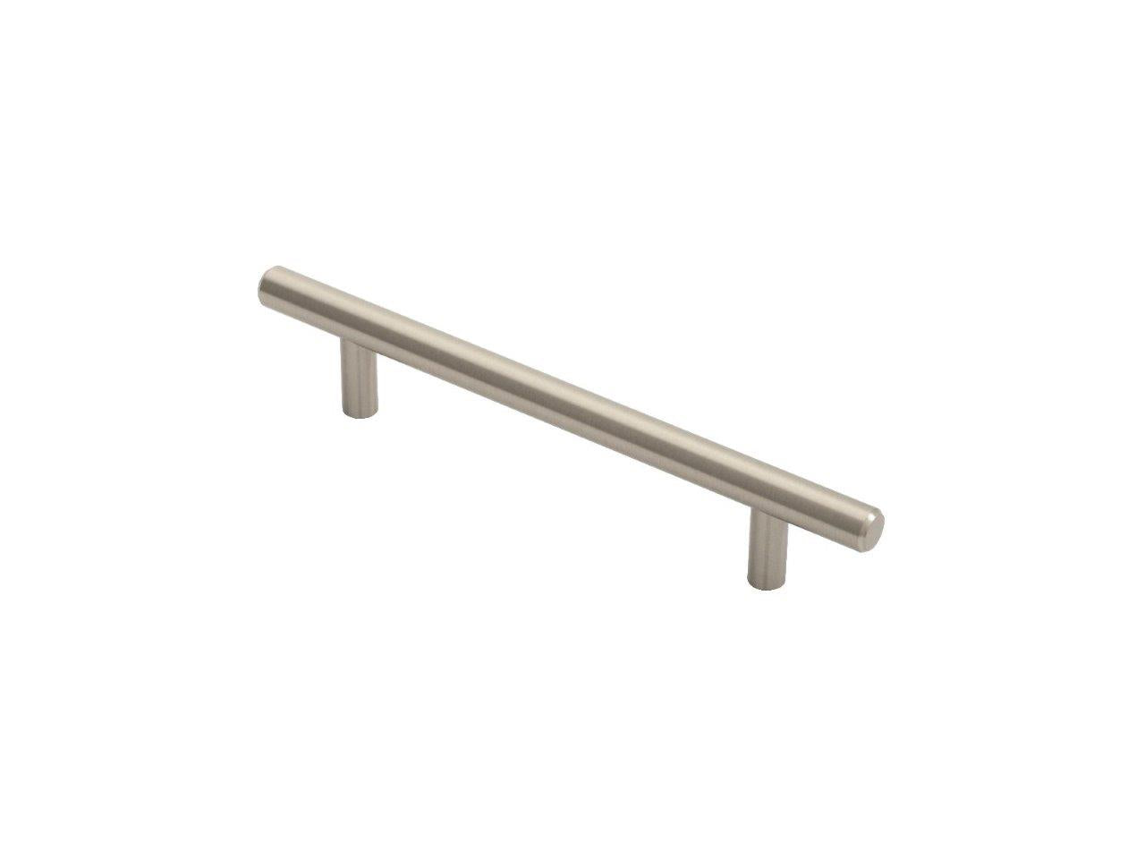 Satin Nickel T-Bar Cabinet Handle - 128mm Centres