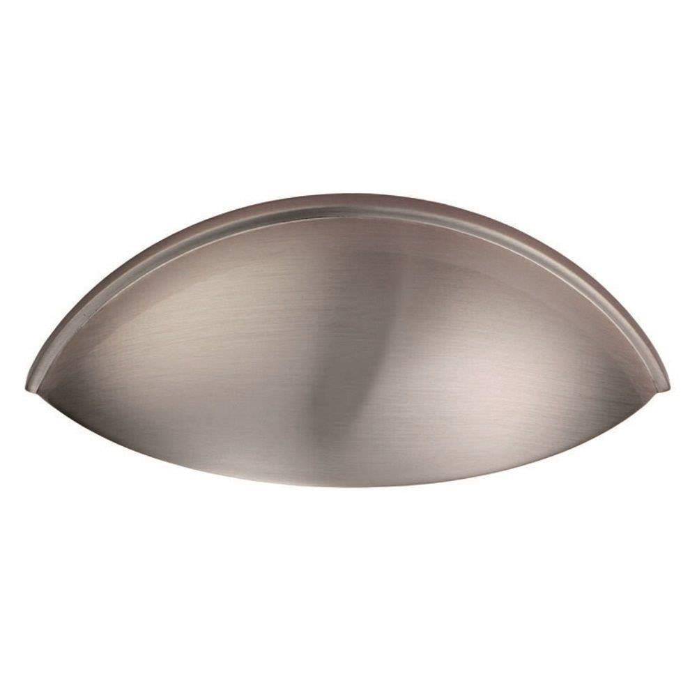 Satin Nickel Contemporary Cup Handle | 64mm Centres