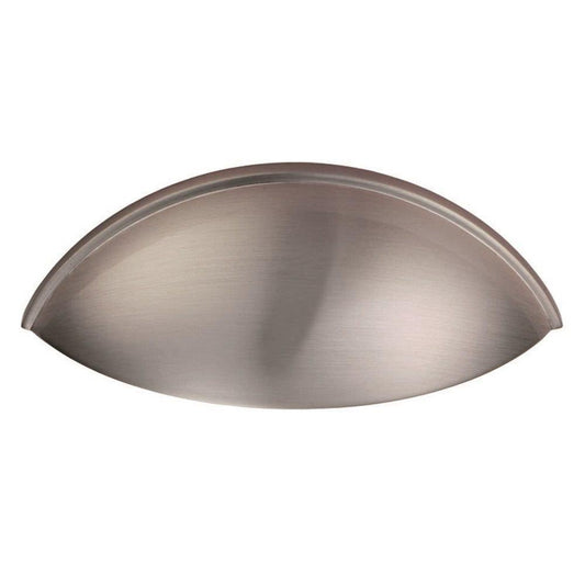 Satin Nickel Contemporary Cup Handle | 64mm Centres