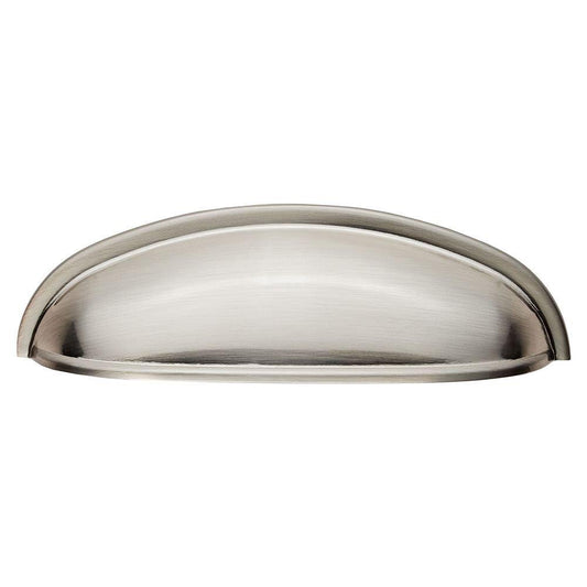 Shaker Cup Pull Handle in Satin Nickel - 96mm Centres