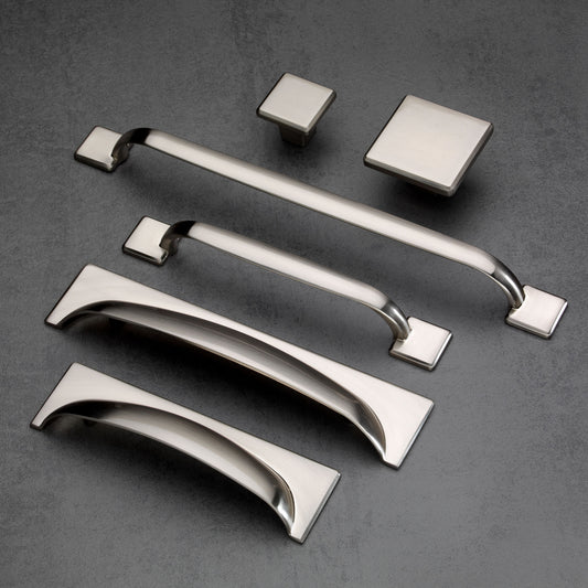 Georgia Brushed Satin Nickel Bar Handle - 224mm Centres