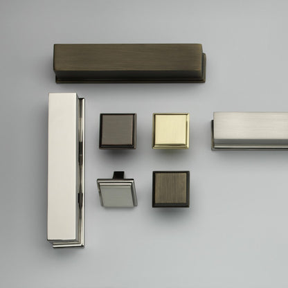 Hamilton Square Cabinet Door Knob - 34mm