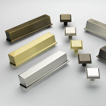 Hamilton Rectangular Cup Pull Handle - 128mm Centres